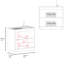 Armoire de cuisine moderne blanche et grise, 2 portes et 3 tablettes, finition idéale pour la cuisine, armoire de 39,4 pouces de long avec style contemporain, construction, organisation profonde de 20,6 po