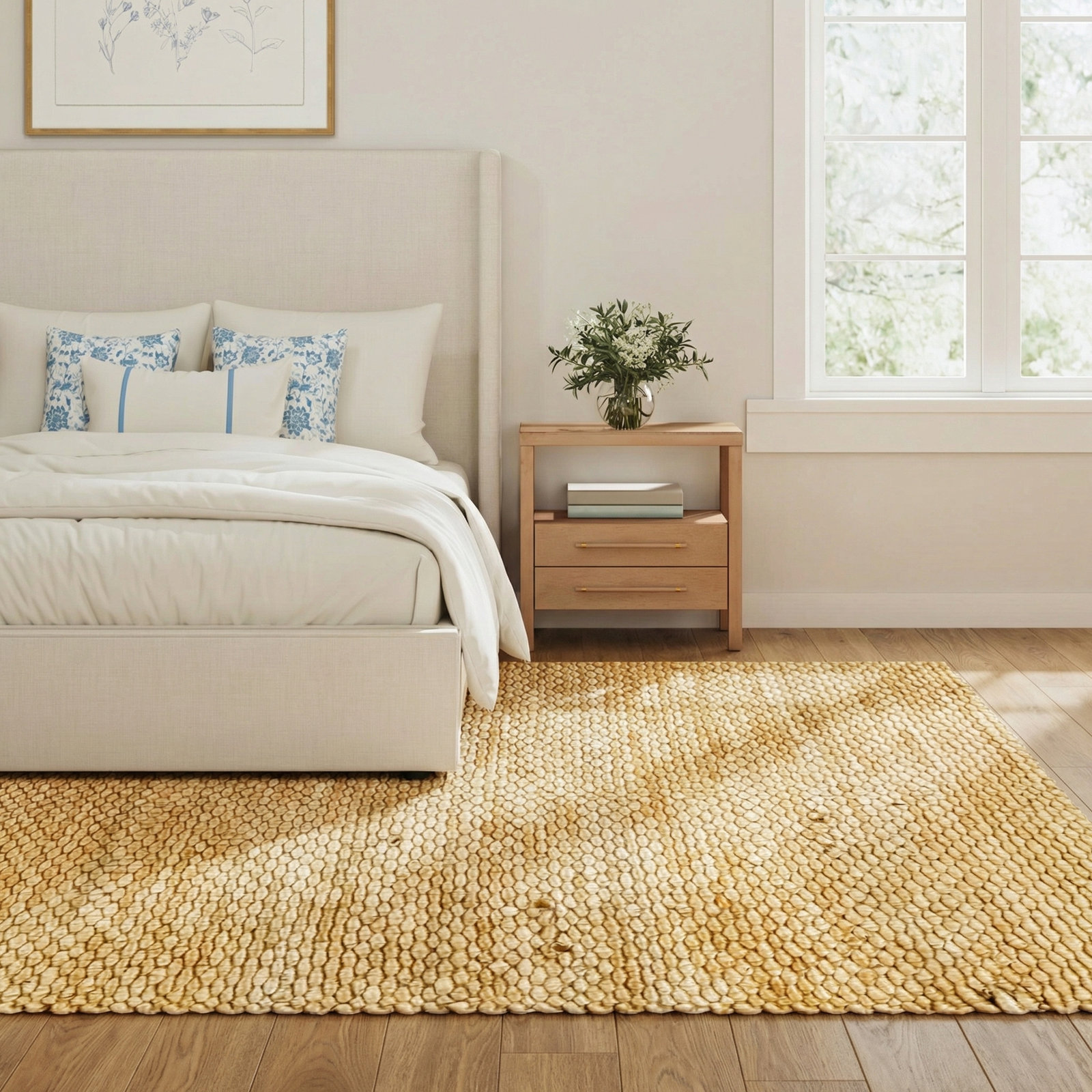 Edgemere Hand-Woven Jute Rug, Rectangle 10' x 13'