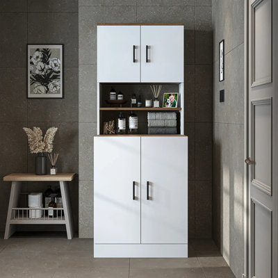 Atria Washing Machine Cabinet with Double Doors,