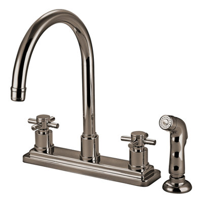 South Beach Double Handle Kitchen Faucet with Side Spray