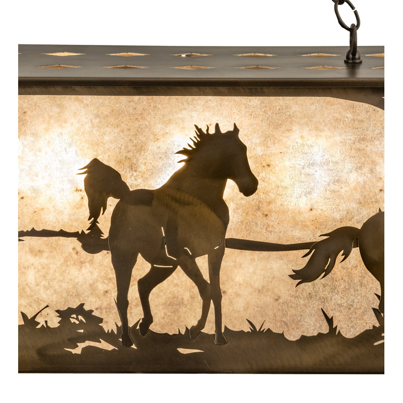 Rustic Lodge 9 - Light Pendant, Antique Copper