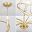 6 - Light Dimmable Wagon Wheel Chandelier-814981563
