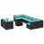 Coussin bleu eau / cadre noir est en rupture de stock sélectionné
