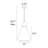 Tookes 1 - Light Antique Brass/Black Single Pendant