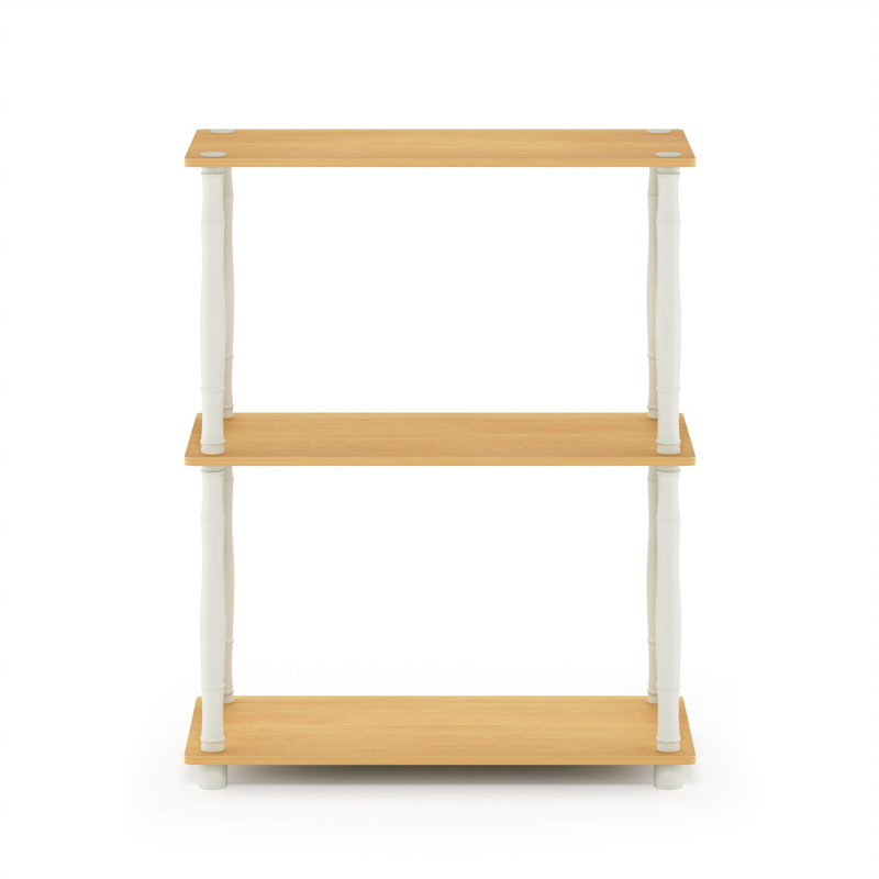 Étagère en bois manufacturé de 23,58 po de largeur Nichele