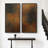 Rustic Clouded Earth Tone Abstract for Bedroom - Set of 2 Framed Wall Art Print on Canvas 60"x20"x2pcs, 60"x30"x2pcs-670005509-670005508