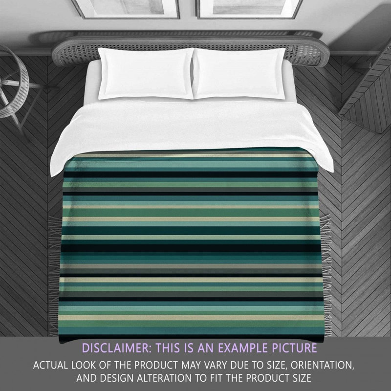 Polyester Striped Comforter, Queen Comforter