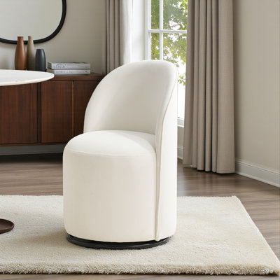 Upholstered Swivel Side Chair