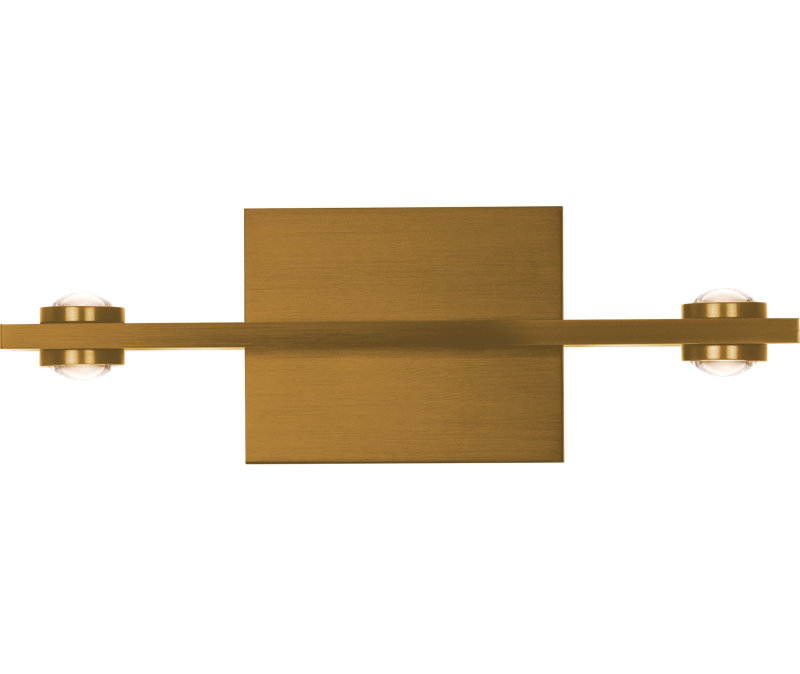 Jerad Aluminium LED Wall Sconce, Brushed Champagne