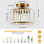 Aithen Crystal Flush Mount