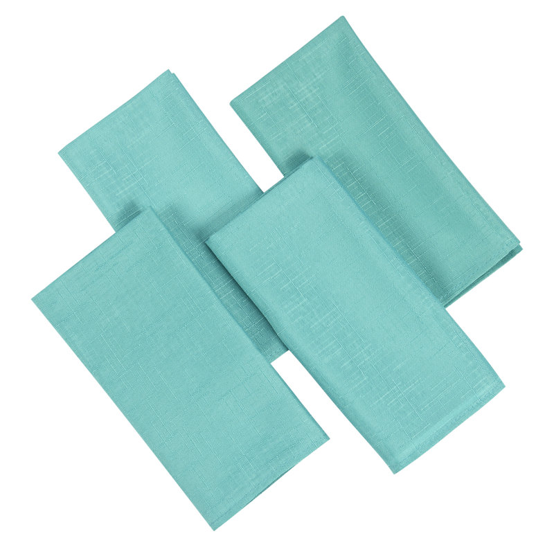 Linen Look Katniss Napkins, Blue