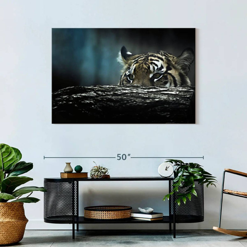 Brampt Tiger Hunting, 30" H x 45" W