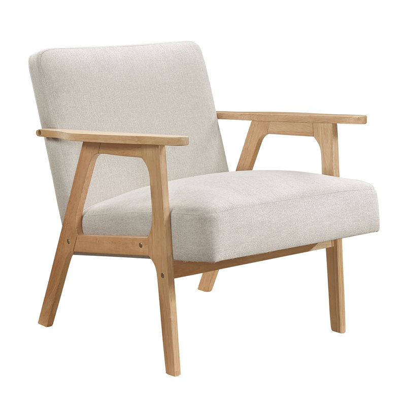 Fauteuil d'appoint 1 pièce Modern Modern Furniture Beige, Beige, Naturel