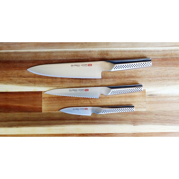 Global Ukon 6-Piece Block Knife Set