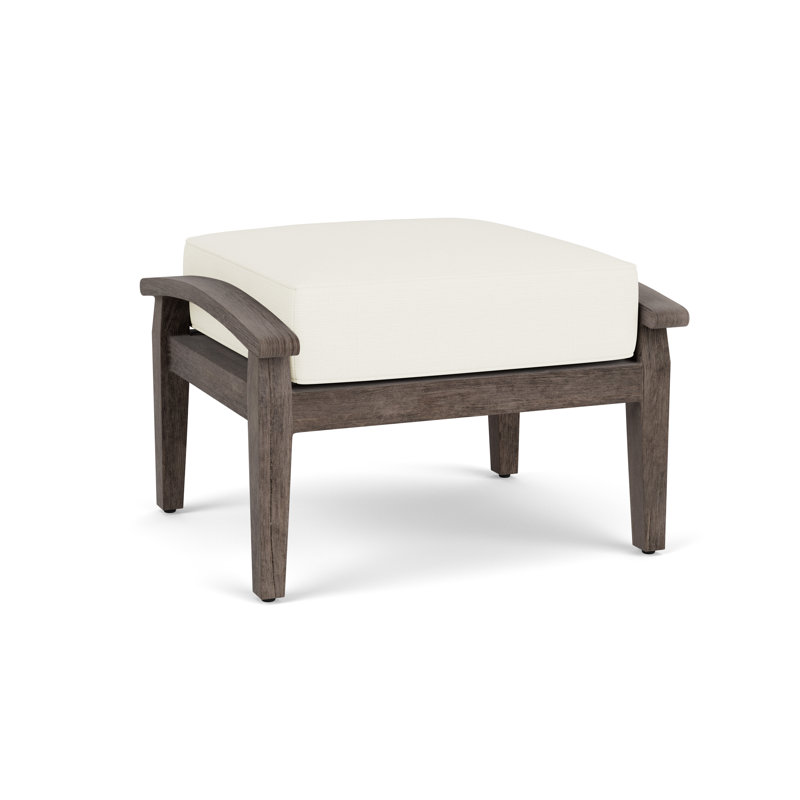 Frontier Outdoor Ottoman, Sailcloth Salt
