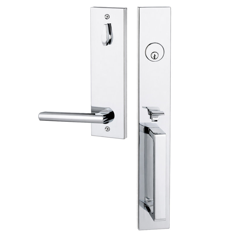 Ensemble de poignées avec levier Delray Bravura 973-839 Bravura, Gauche, Chrome brillant