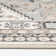 Bungalow Rose Macfarlane Gray/Orange Traditional Indoor Polypropylene/Polyester Area Rug