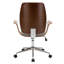 Klakke Faux Leather Mid-Century Office Chair-904262266