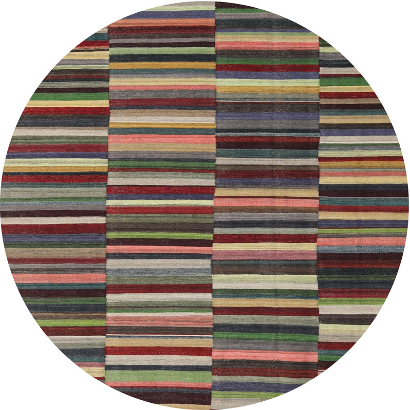 Pembina Abstract Indoor Rug, Round 4'