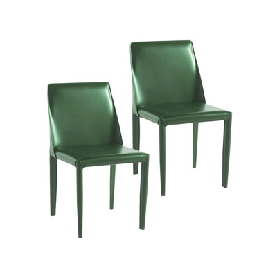 Chaise rembourrée en cuir Rebbeca Bridle