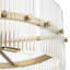 Luminaire suspendu contemporain à quatre lumières-100003461