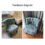American Style Blue Fabric Accent Chair with Birch Frame for Home Use