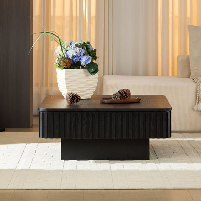 Table basse carrée 35,43 pouces Handcraft