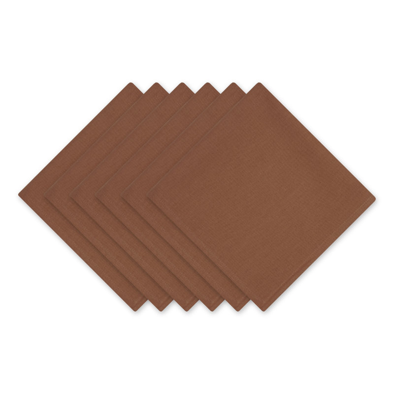 Ensemble de serviettes 6 pièces, Brun
