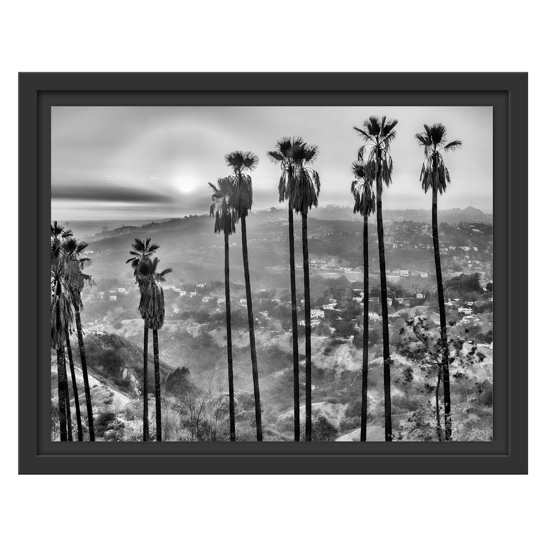 Gerahmtes Wandbild Hollywood Hills