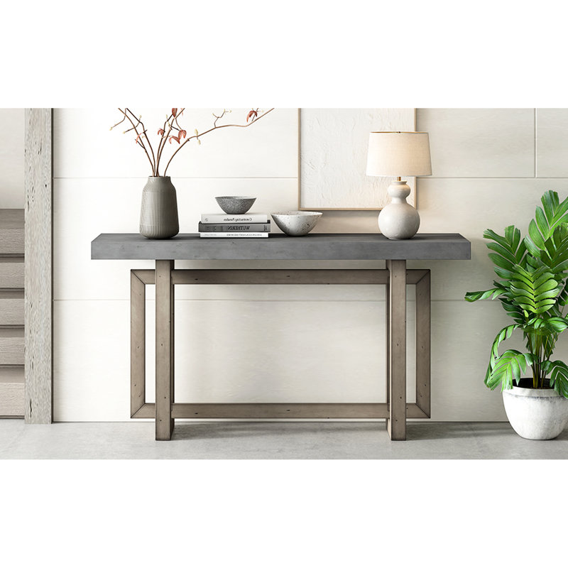 Console de vestibule moderne - Surface et structure en bois