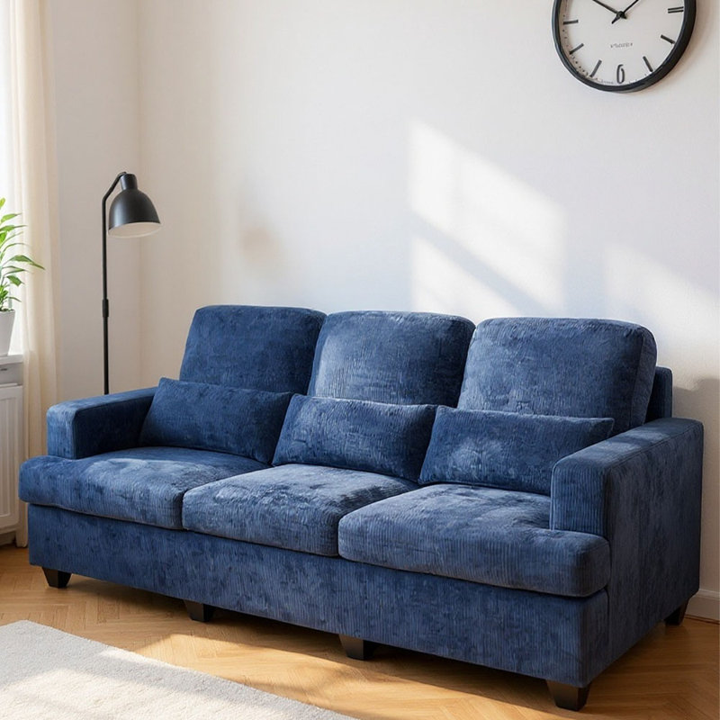 3 Seater Sofa, Blue