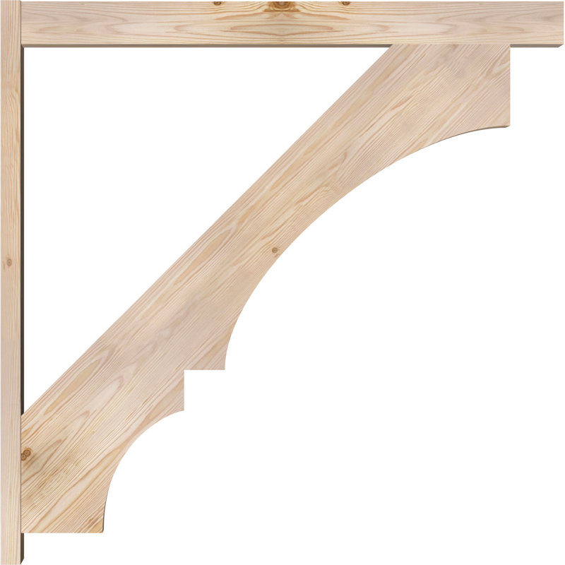 Bloc balboa rustique en bois rustique, P 46 po x H 46 po, Sapin Douglas de 6 po (sciage brut)