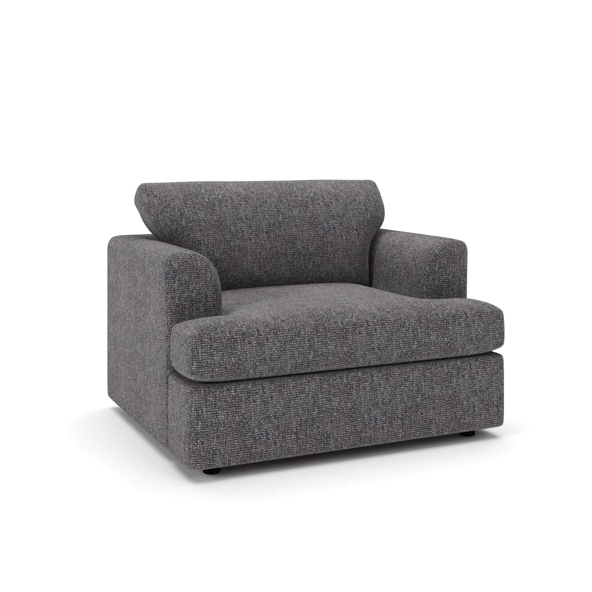Brooks Upholstered Accent Chair, Valet Carbon