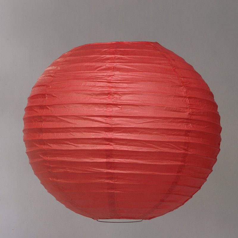 Lanterne en papier, Rouge