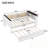 Twin Size Wood Daybed with Storage Shelves, Upholstered Backrest, USB and Trundle-783585400