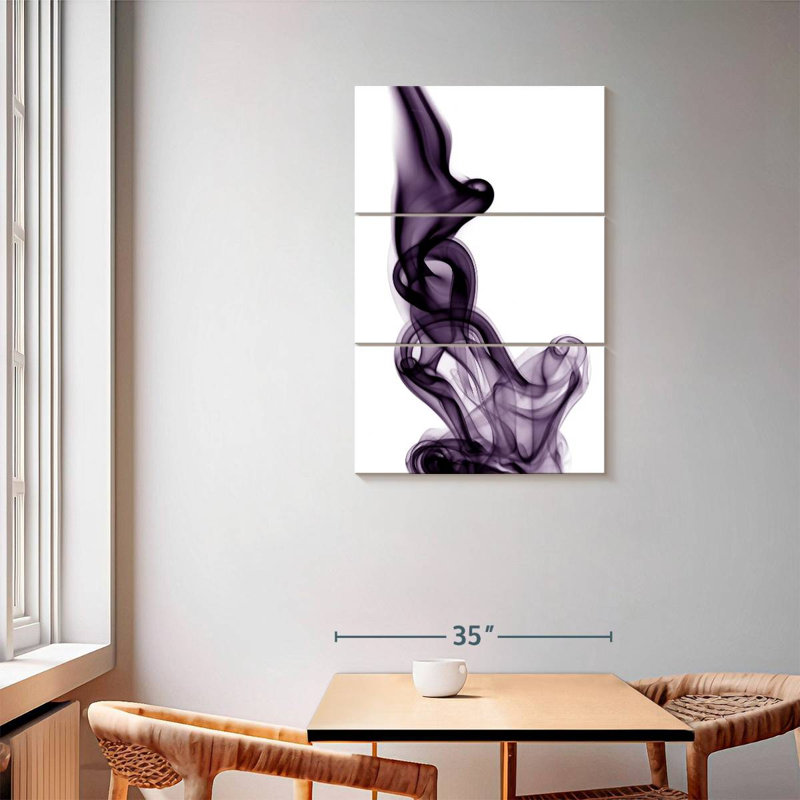 Avery Purple Smoke, 57" H x 36" W