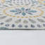 Outdoor Modern Boho Light Grey Dark Teal Rug-87976752