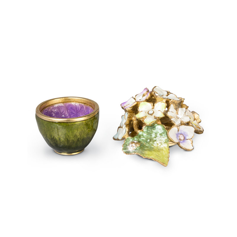 HYDRANGEA COLLECTION Pewter Decorative Box