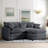 Oversized Modular Sectional Sofa With Movable Ottoman,80" Inch Modern Corduroy Sofa Lounge Set, Convertible L Shaped Couch For Living Room And Office-934833500