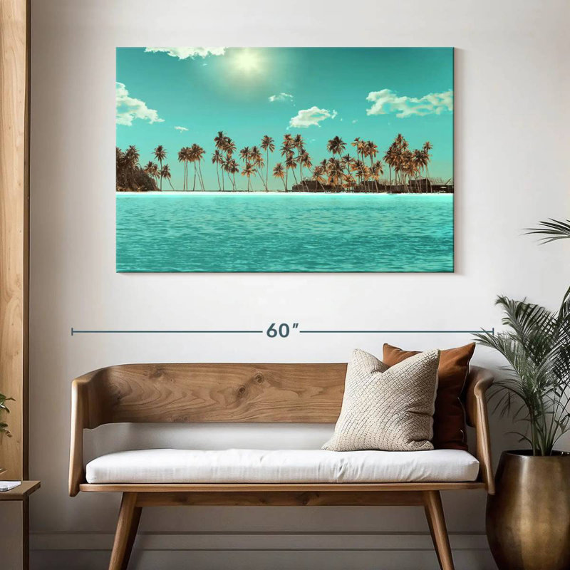 Gillard Sunny Beach Paradise, H 32 po x l 48 po