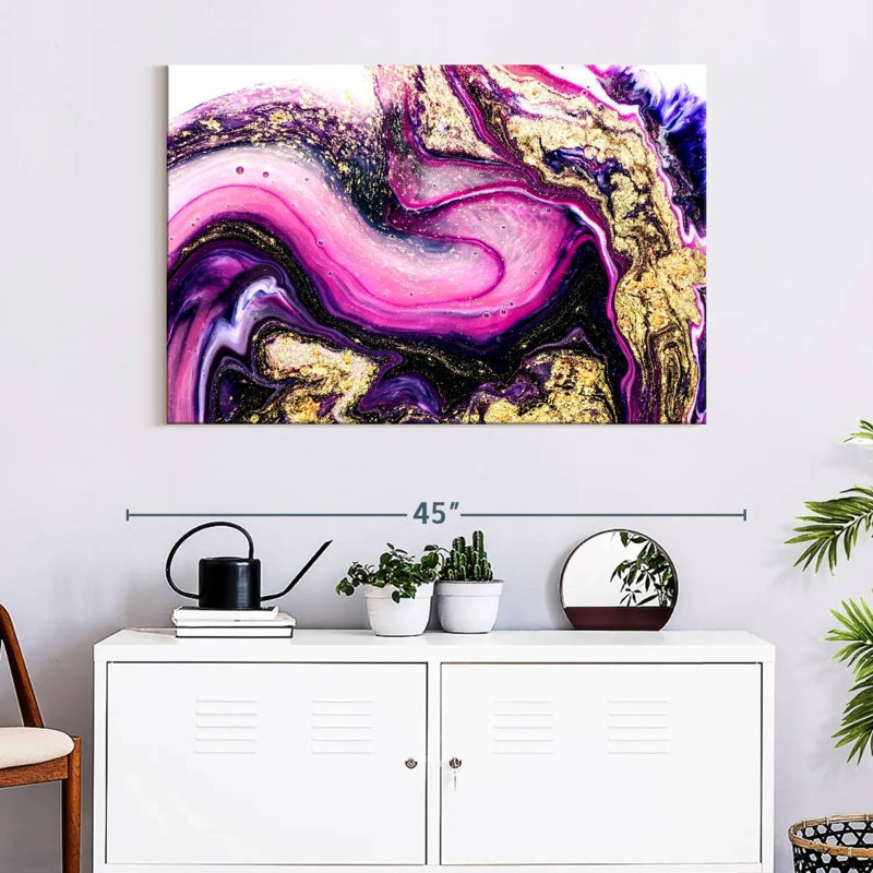 Avery Abstract Fluid, 26" H x 39" W