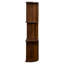 Casier à vin mural rustique à 3 niveaux, multifonctionnel avec porte-verres, idéal pour la décoration de votre bar ou salle à manger. Panneaux de particules couleur noyer, profondeur : 120,3 cm, largeur : 23,3 cm, hauteur : 104,5 cm, poids : 23 kg.-1057060868-1057060869