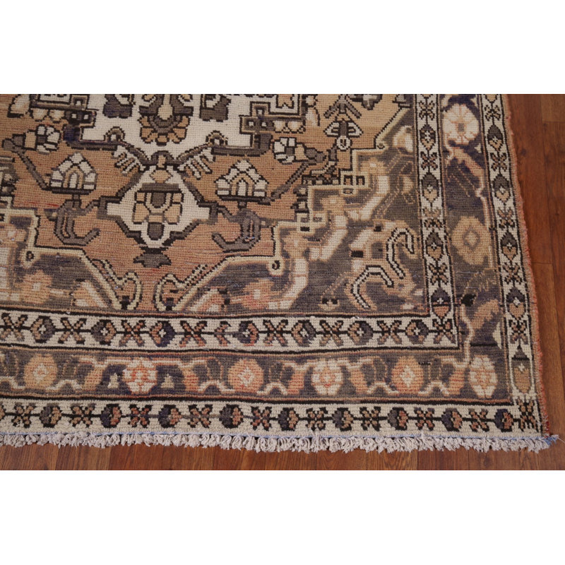 Tapis géométrique rétro 5 x 7