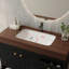Meuble-lavabo autoportant 36 po avec comptoir en faux marbre, lavabo en céramique, 5 tiroirs et pieds en acier inoxydable-323795600