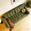 Canapé standard en velours vert