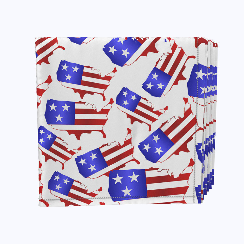 Polyester Geometric Square Napkin