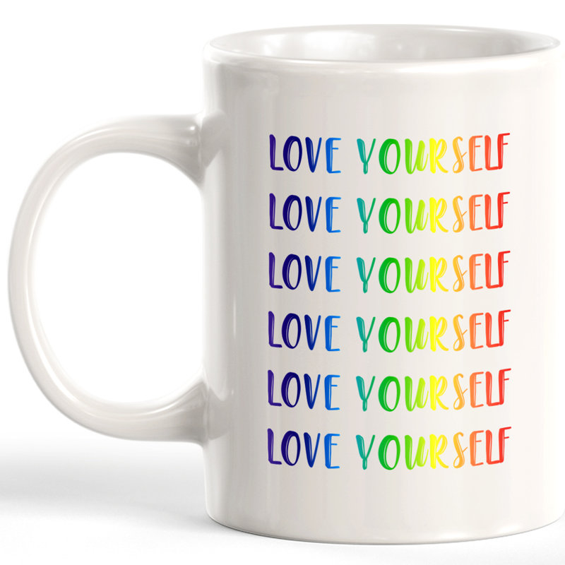 Tasse à café « Love What you do », 11 oz, Plastique, Love Yourself