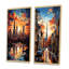 City Charlotte Collage «City Charlotte Collage», 2 pièces-370215788-370215789