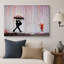 Banksy, arc-en-ciel coloré, un homme et une fille graffiti, Street Art Home Decor, impression sur toile-97558488-97558487-119461166