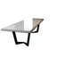 Caiomhe Extendable Metal Base Dining Table